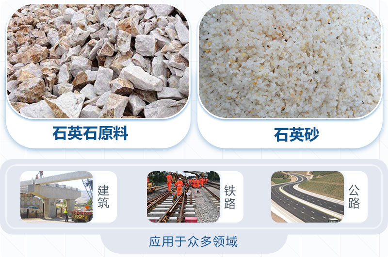 石英砂物料实拍